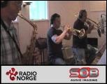 SOB studio jingle session video Radio Norge